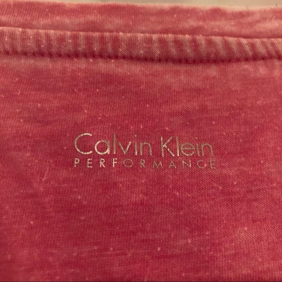 Calvin Klein Performance Large L Hot Pink Full Sleeve workout top long sleeve - Picture 5 of 6